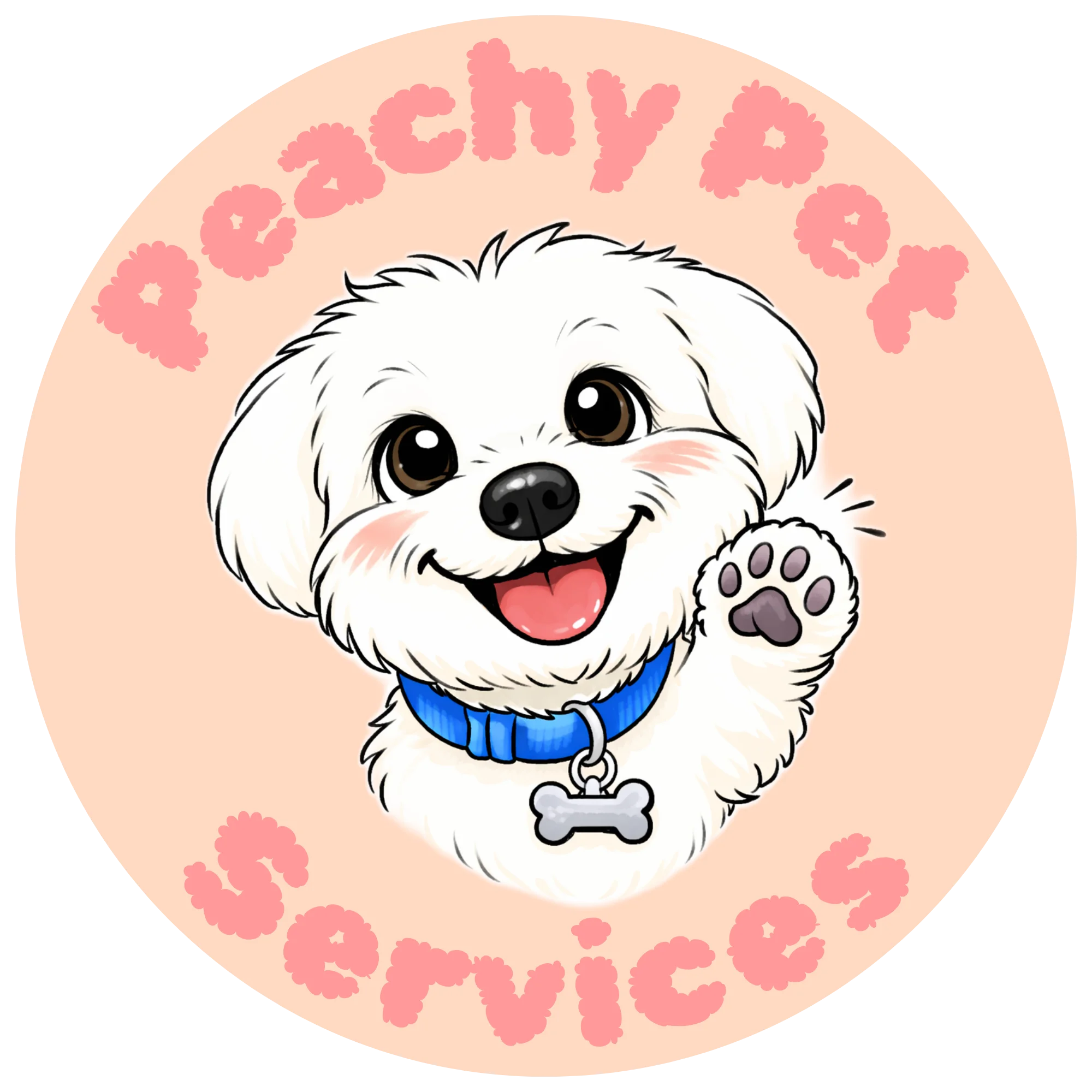 Peachy Pet Services Logo